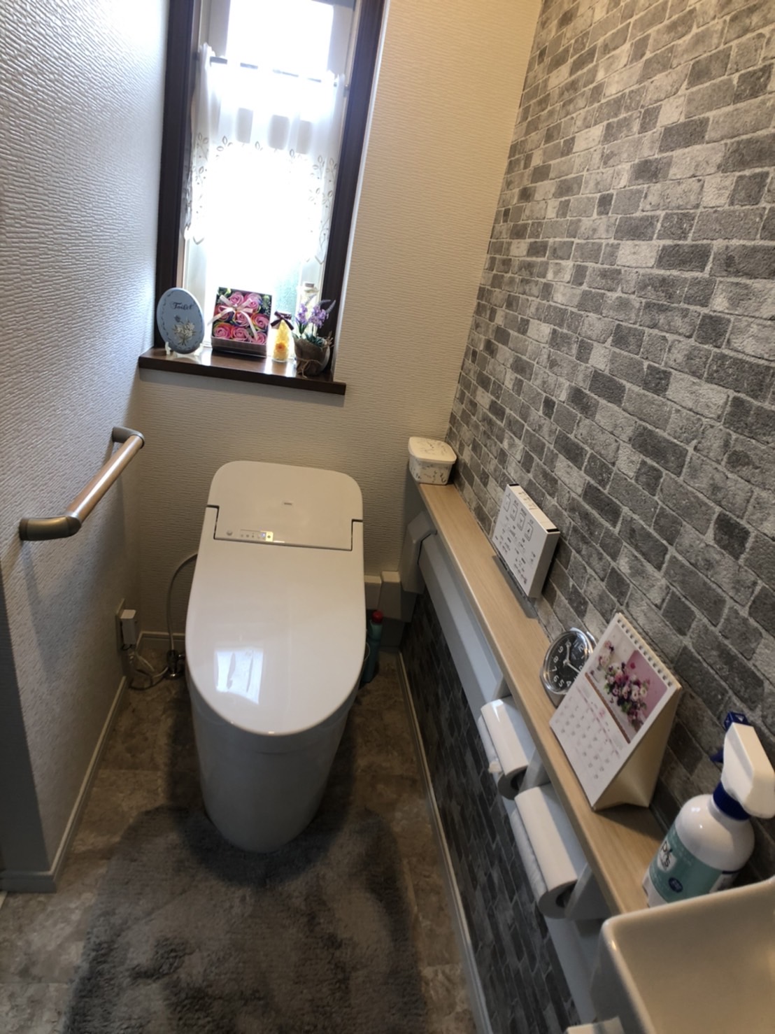 明るく使い勝手の良いトイレに